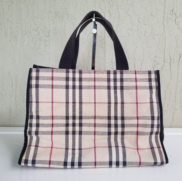 BURBERRY Beautiful Vintage Tote Signature London - Picture 10 of 16